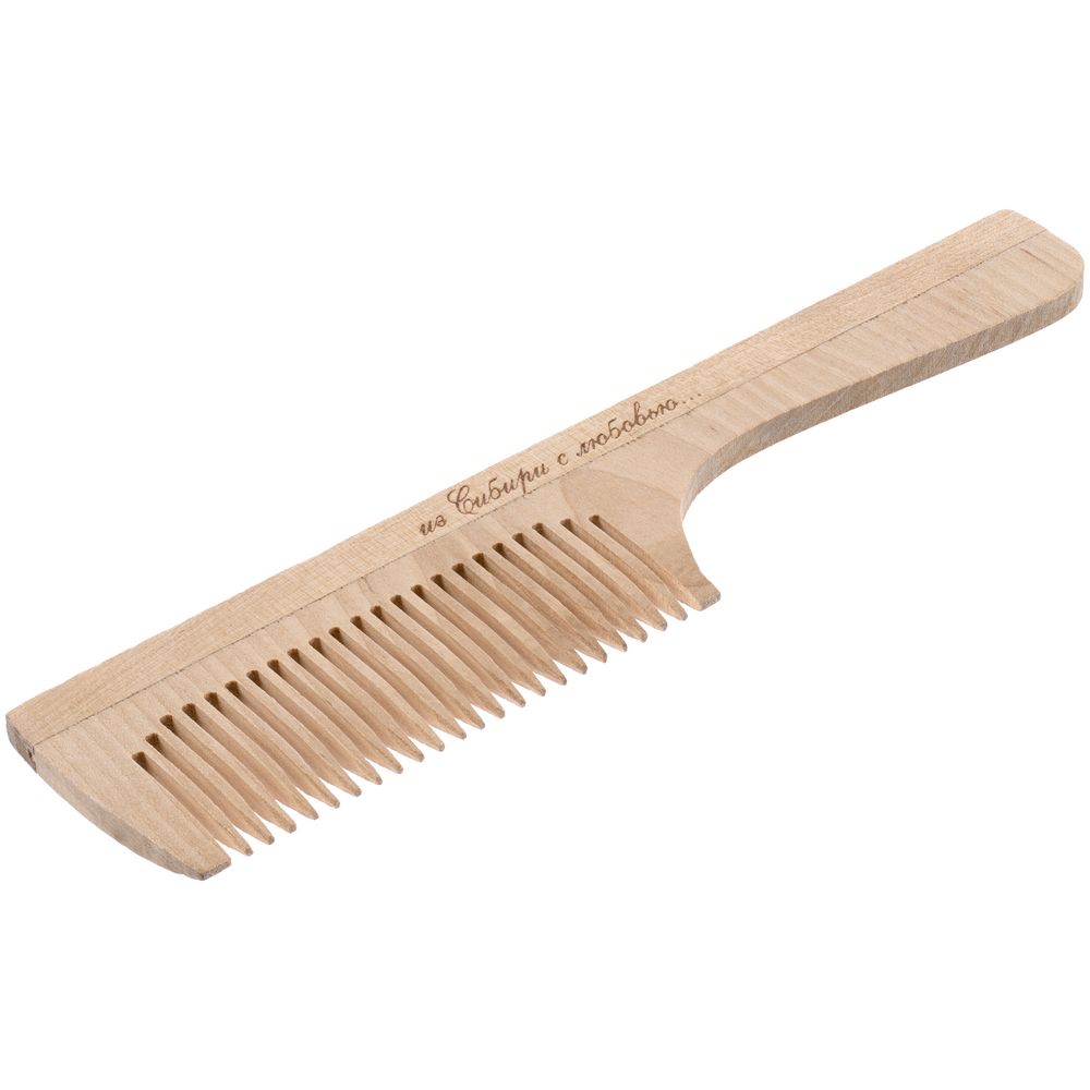 Расческа с ручкой «Из Сибири с любовью» / Миниатюра WWW (1000)