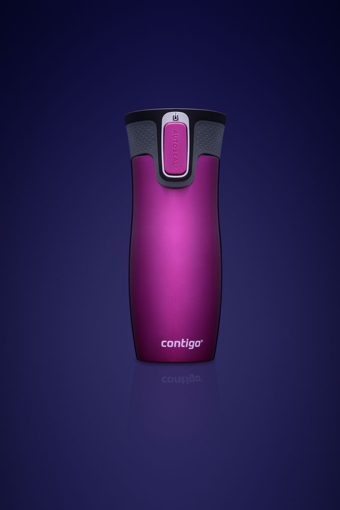 Термостакан Contigo West Loop, малиновый / Миниатюра WWW (1000)