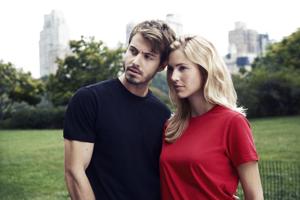 Футболка женская Ladies American T, красная / Миниатюра WWW (1000)