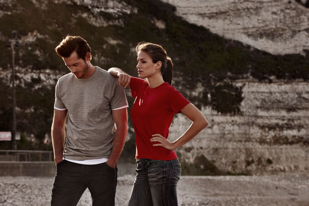 Футболка мужская American T, красная / Миниатюра WWW (1000)