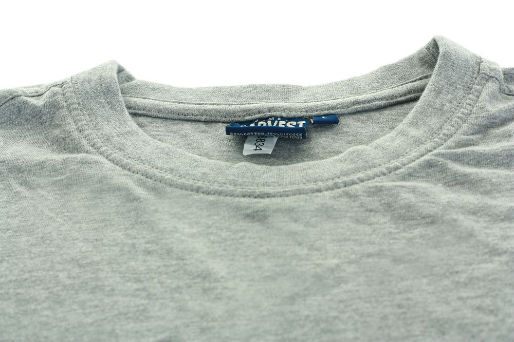 Футболка мужская American T, серый меланж / Миниатюра WWW (1000)