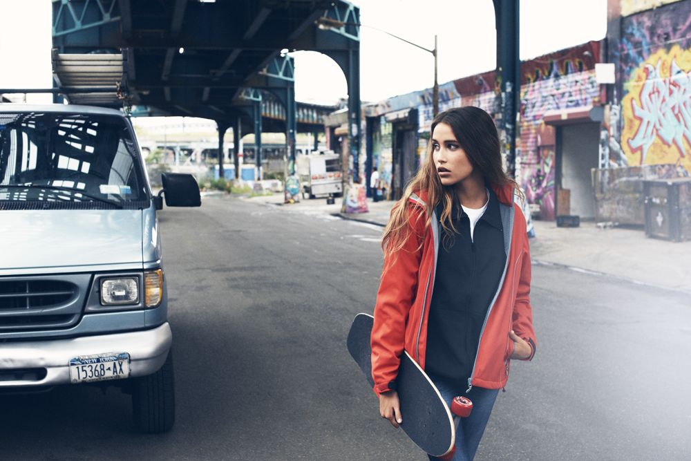 Куртка софтшелл женская Hang Gliding, черная / Миниатюра WWW (1000)