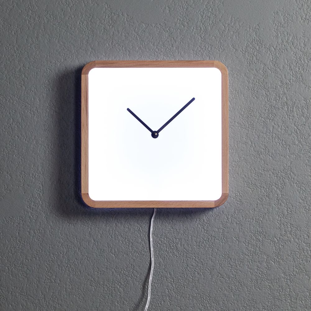 Часы настенные Woodstock с подсветкой / Миниатюра WWW (1000)