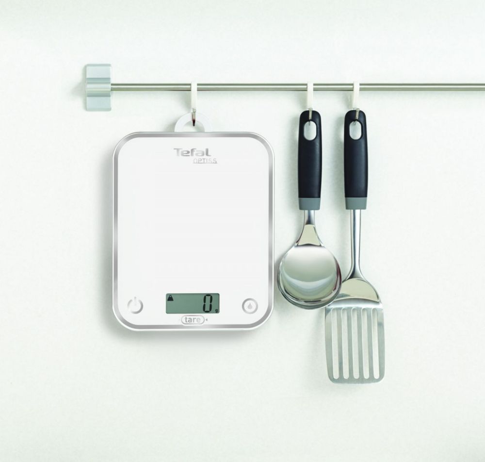 Весы кухонные Optiss, белые / Миниатюра WWW (1000)