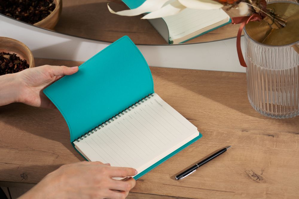 Ежедневник Spring Shall, недатированный, серый / Миниатюра WWW (1000)