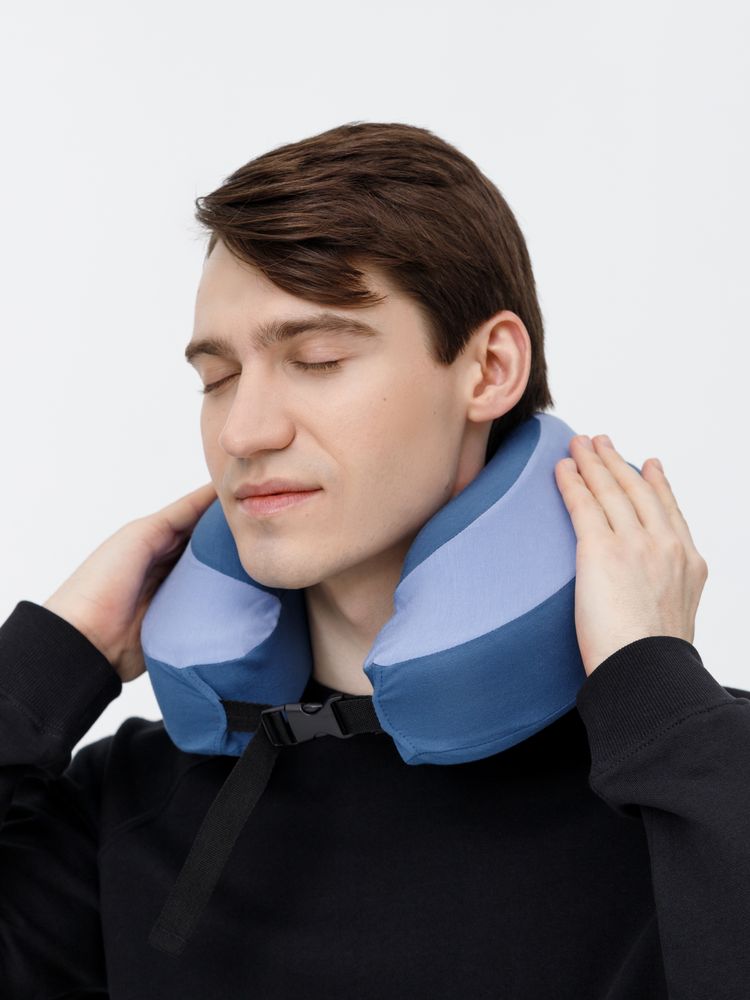 Дорожная подушка Piligrim, голубая / Миниатюра WWW (1000)