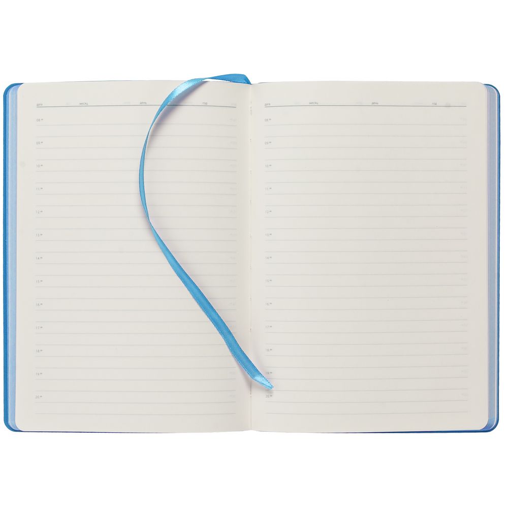 Ежедневник Ridge, недатированный, голубой / Миниатюра WWW (1000)
