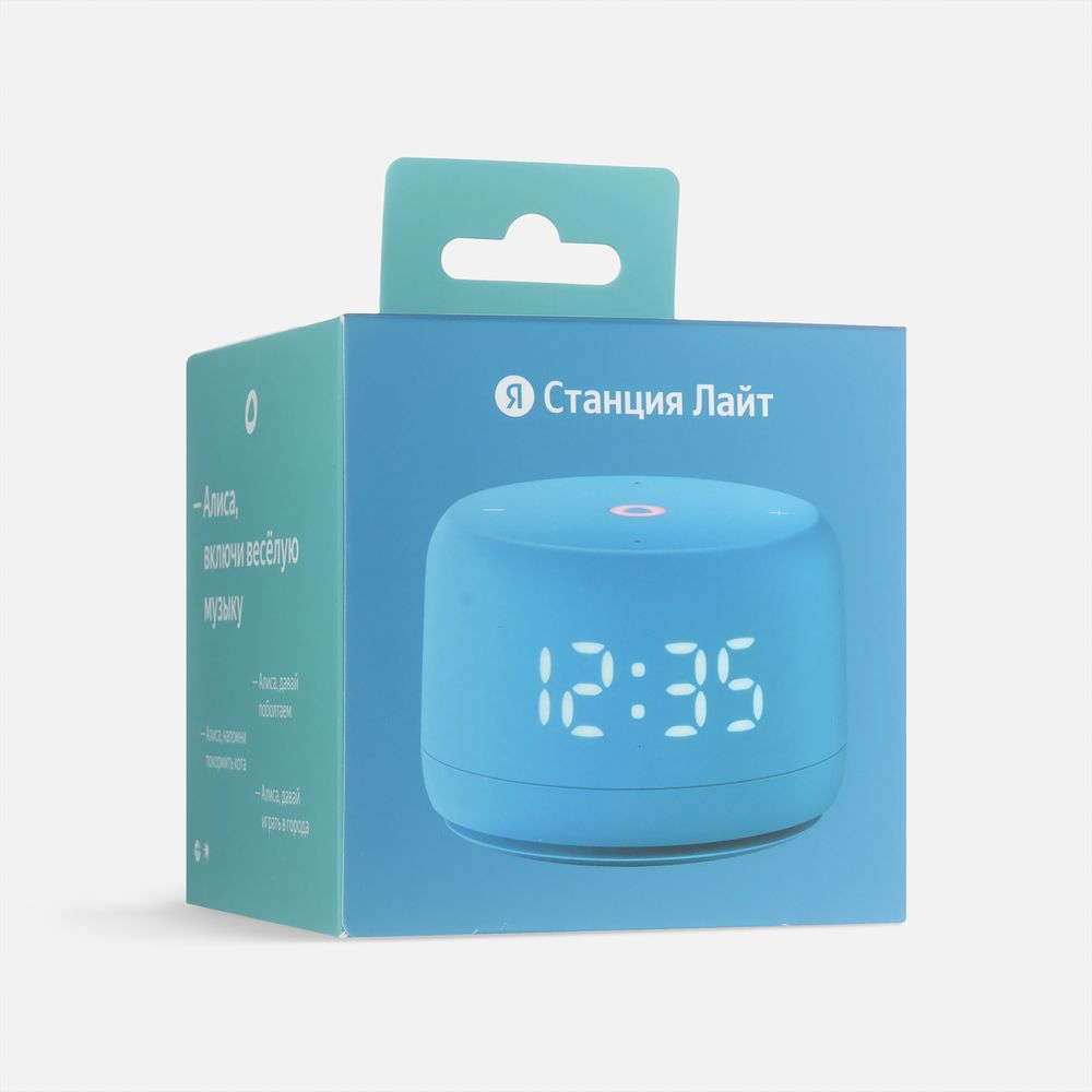 Умная колонка «Яндекс Станция Лайт 2», синяя / Миниатюра WWW (1000)
