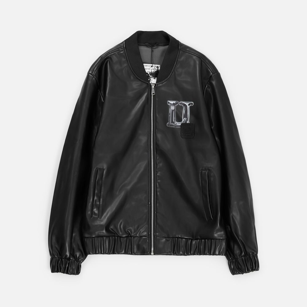 Шеврон из фетра Felt S, черный / Миниатюра нанесения (1000)