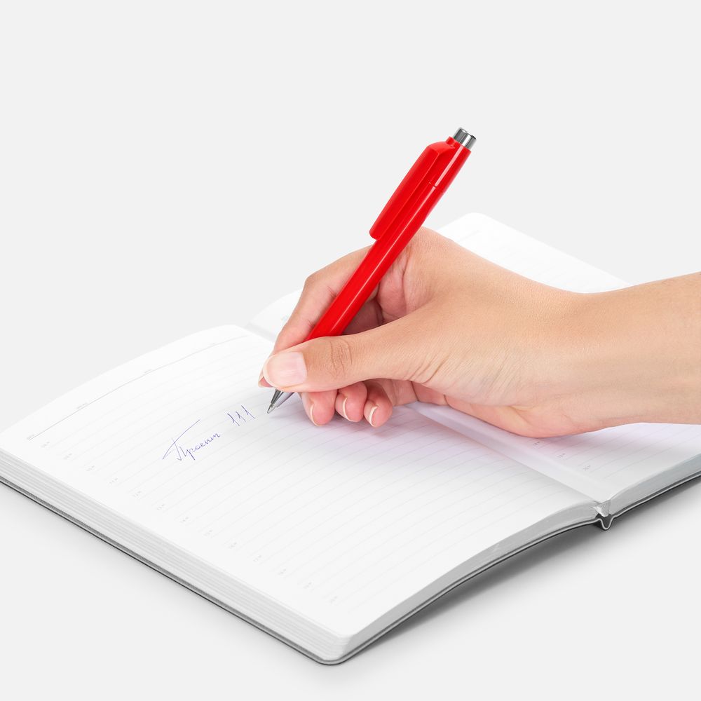 Ручка шариковая Klippa, красная / Миниатюра WWW (1000)