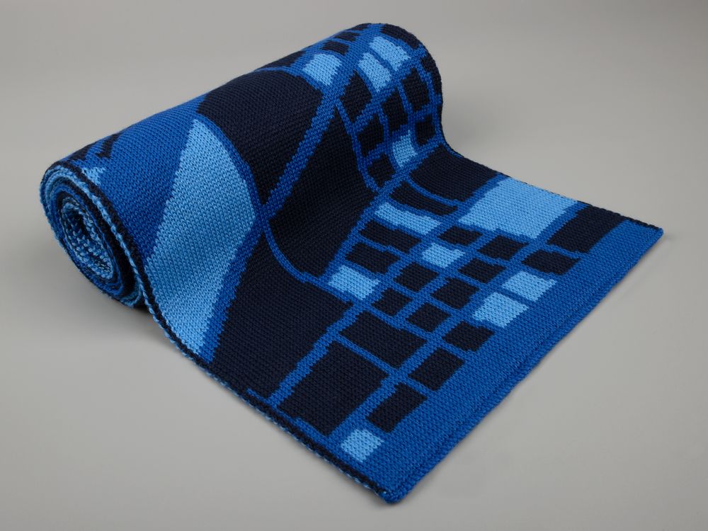 Шарф Joyful на заказ, полушерсть / Миниатюра WWW (1000)