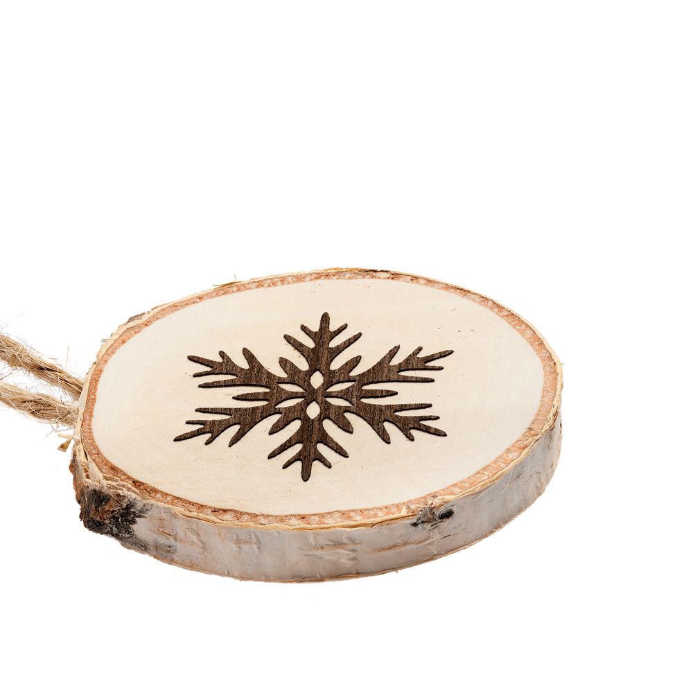 Подвеска Logger, малая, со снежинкой / Миниатюра WWW (1000)