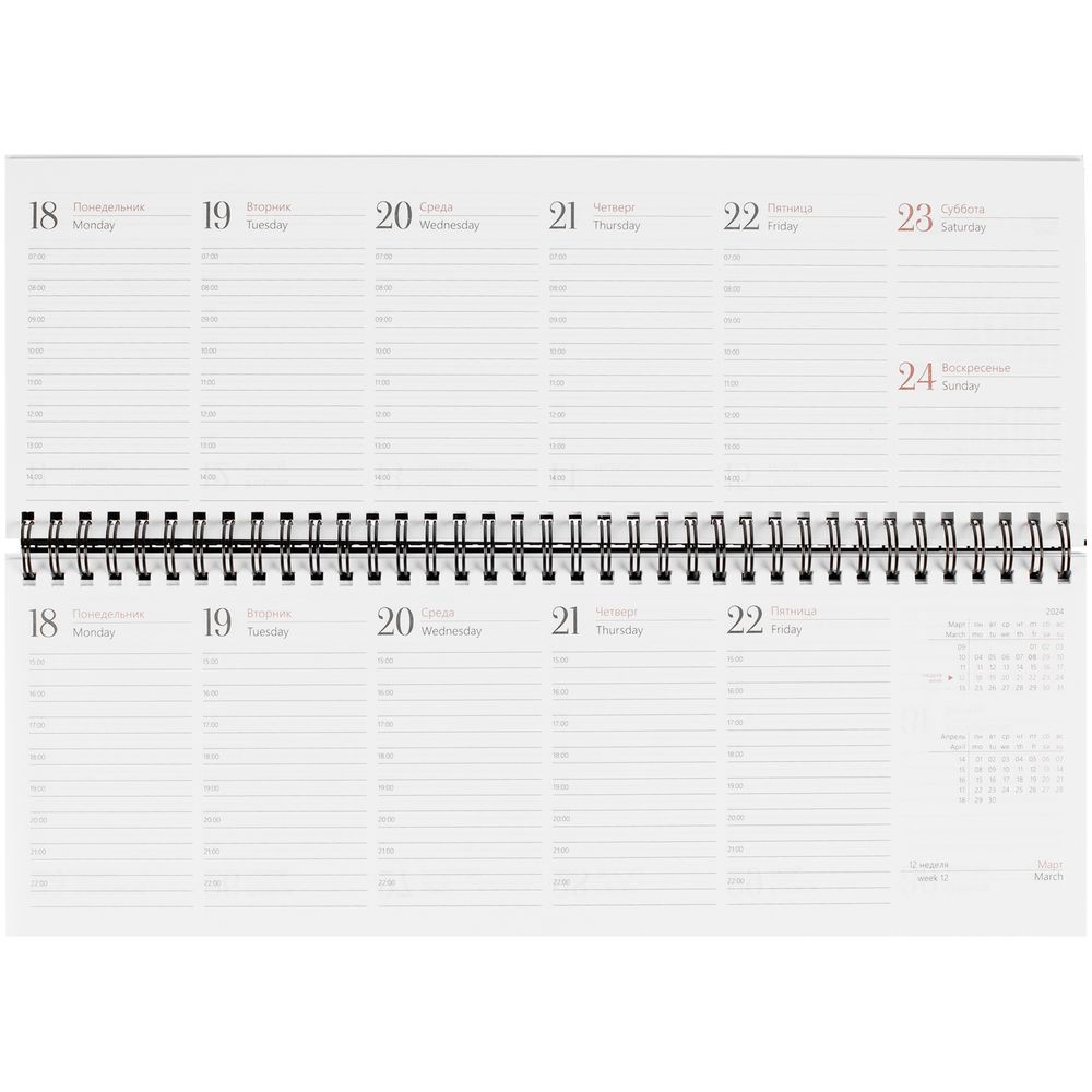 Планинг Brand, датированный, черный / Миниатюра WWW (1000)