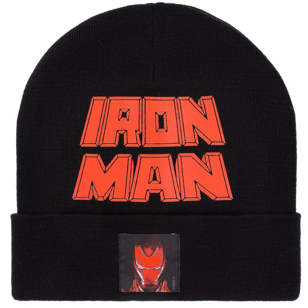 Шапка Iron Man, черная / Миниатюра WWW (1000)