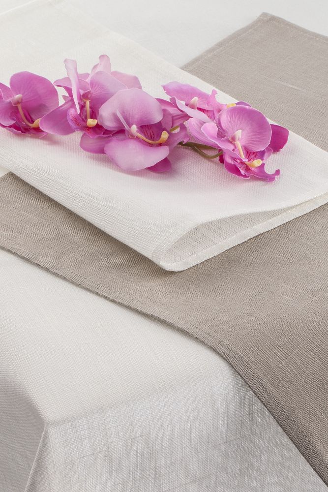 Скатерть Flax, белая / Миниатюра (упак) (1000)