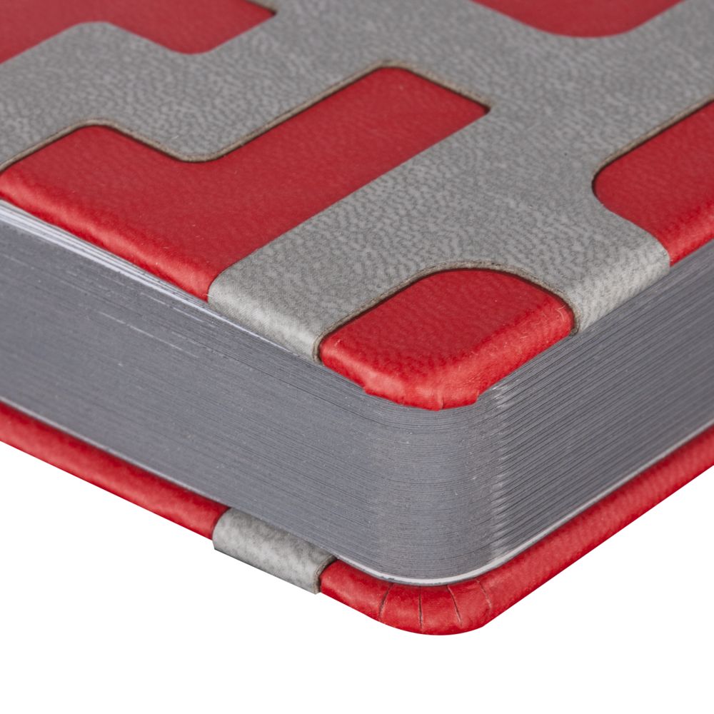 Ежедневник Labyrinth, недатированный, красный / Миниатюра WWW (1000)