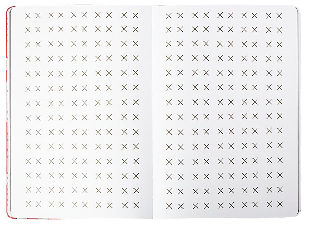 Ежедневник Labyrinth, недатированный, красный / Миниатюра WWW (1000)