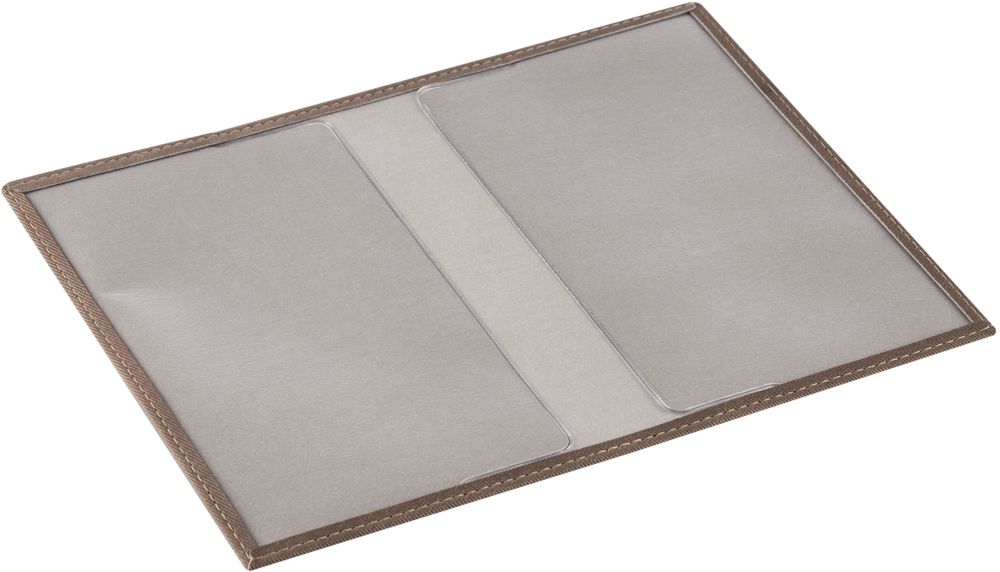 Обложка для паспорта Twill, бежевая / Миниатюра WWW (1000)