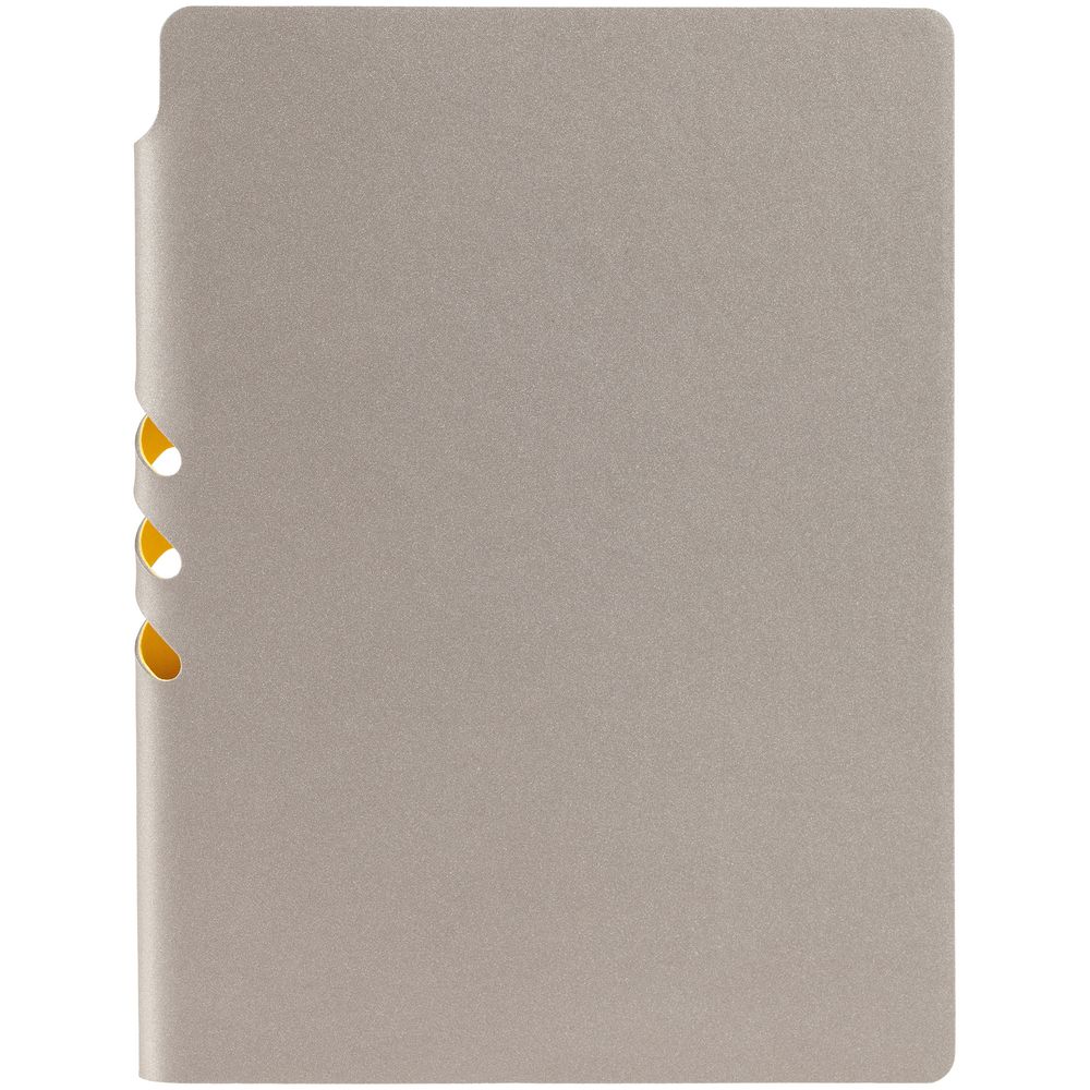 Ежедневник Flexpen, недатированный, серебристо-желтый / Миниатюра WWW (1000)