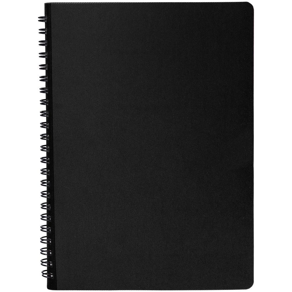 Ежедневник Twill, недатированный, черный / Миниатюра WWW (1000)