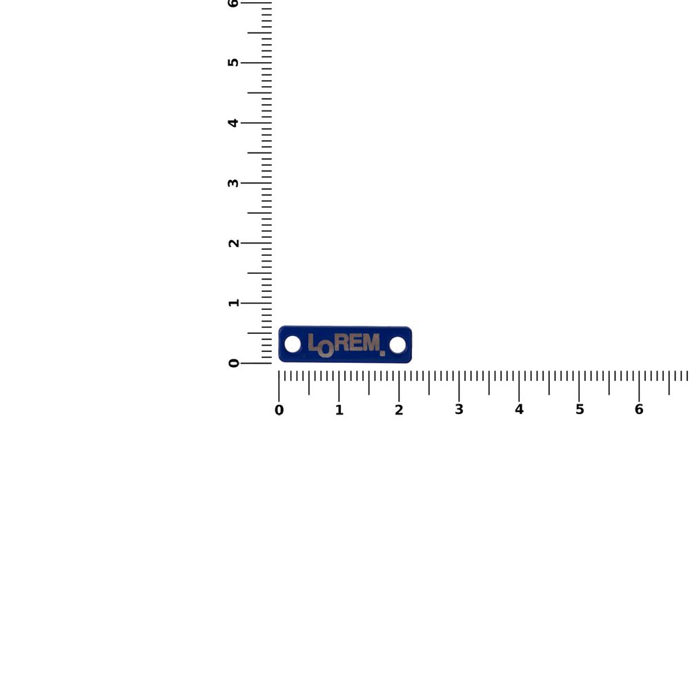 Шильдик металлический Alfa Liten, синий / Миниатюра WWW (1000)