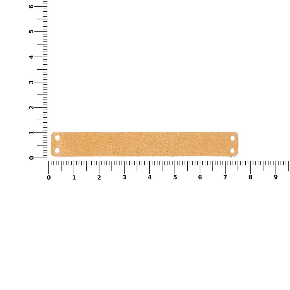 Лейбл кожаный Gimel, S, бежевый / Миниатюра WWW (1000)