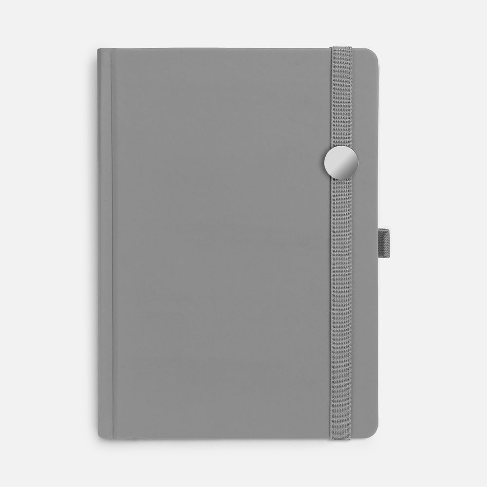 Ежедневник Favor Metal, недатированный, серый / Миниатюра WWW (1000)