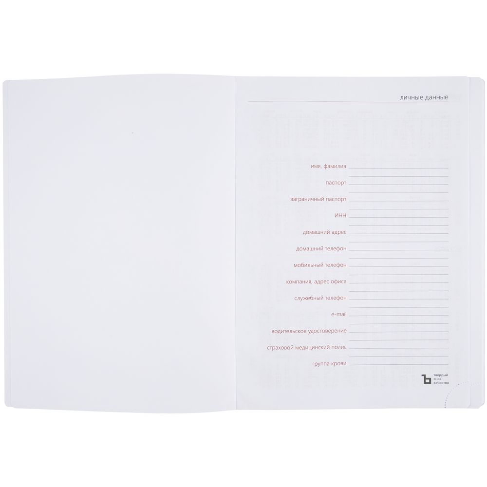 Ежедневник Flex Shall, датированный, оранжевый / Миниатюра WWW (1000)