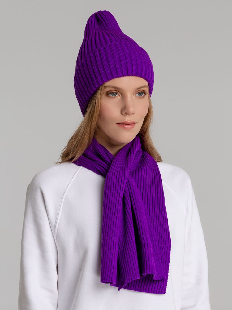 Шапка Yong, фиолетовая / Миниатюра WWW (1000)