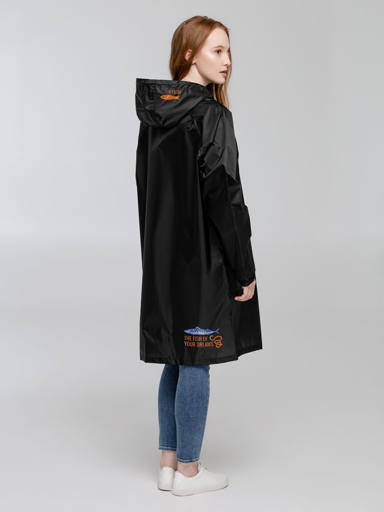 Дождевик с термонаклейками Fish of Your Dreams, черный / Миниатюра WWW (1000)
