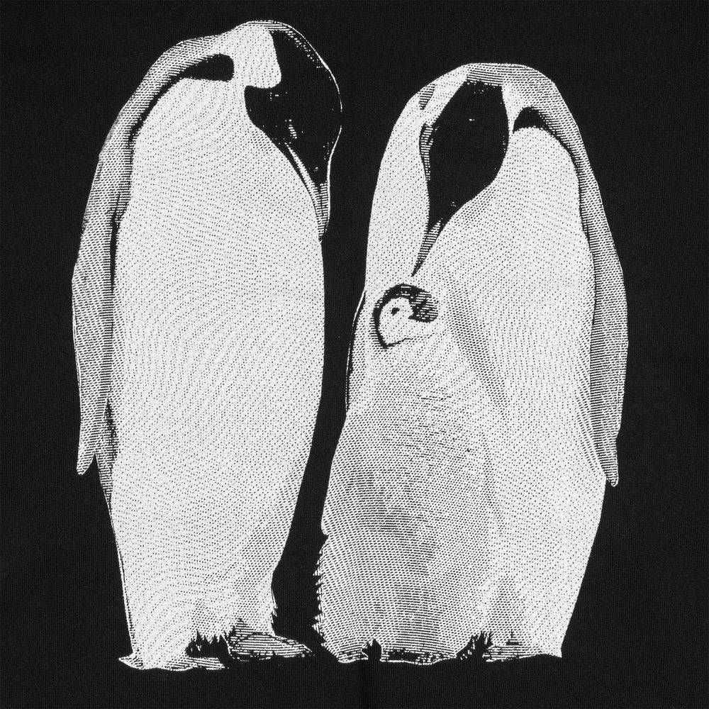 Свитшот детский Like a Penguin, черный / Миниатюра WWW (1000)