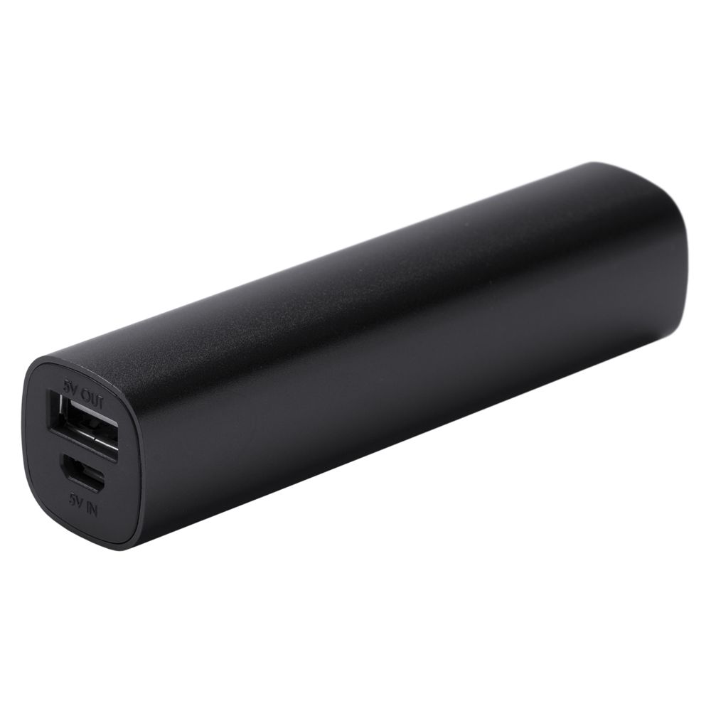 Внешний аккумулятор Easy Metal 2200 мАч, черный / Миниатюра WWW (1000)