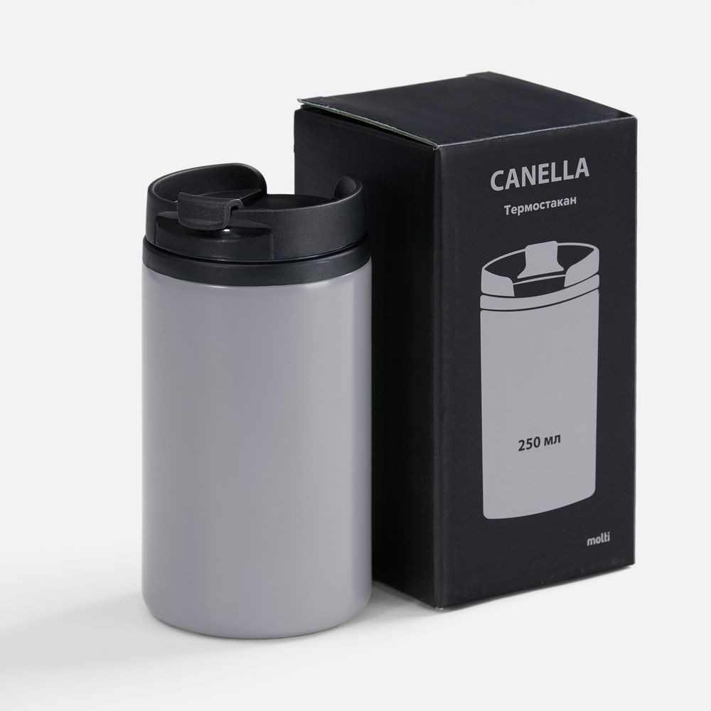 Термостакан Canella, серый / Миниатюра WWW (1000)