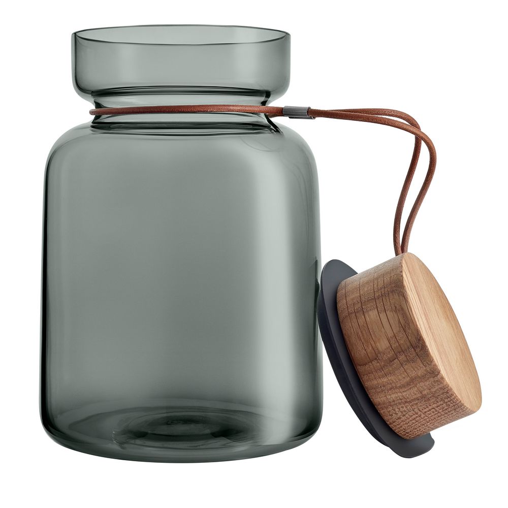 Банка для хранения Silhouette, средняя, серая / Миниатюра WWW (1000)