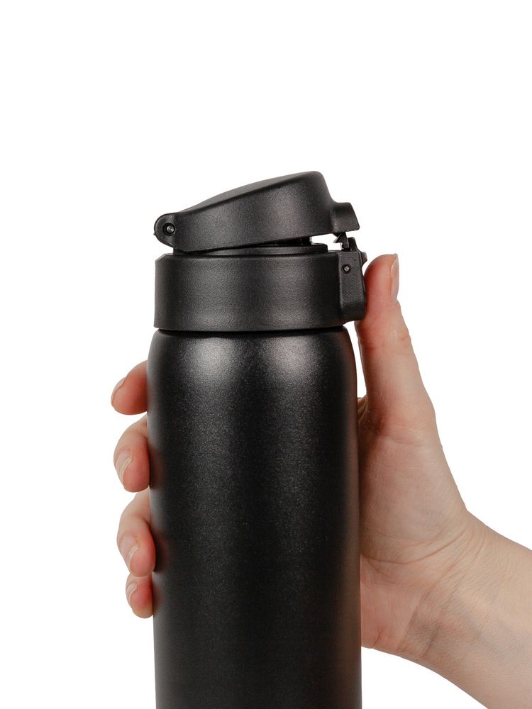 Термокружка Relaxika, ver.2, черная / Миниатюра WWW (1000)