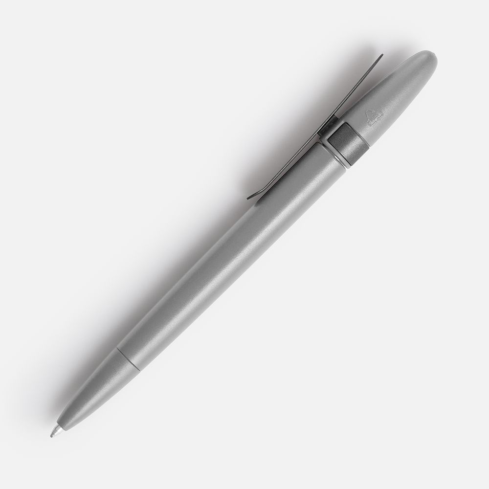 Ручка шариковая Prodir DS5 TSM Metal Clip, серая / Миниатюра WWW (1000)
