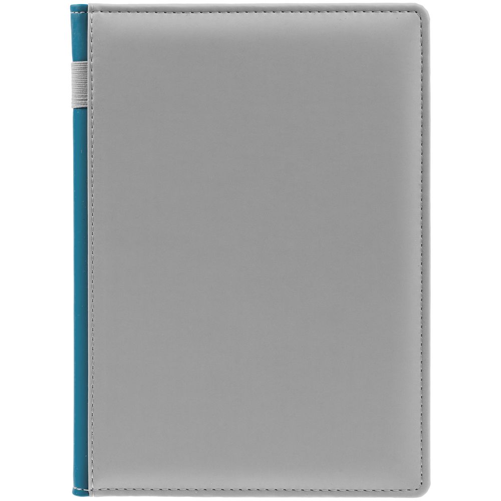 Ежедневник Spain Shall, недатированный, серый с бирюзовым / Миниатюра WWW (1000)