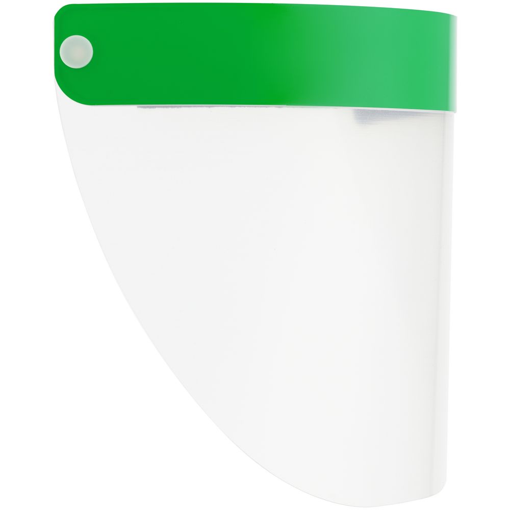 Прозрачный экран для лица Barrier, немедицинский, с зеленой лентой / Миниатюра WWW (1000)