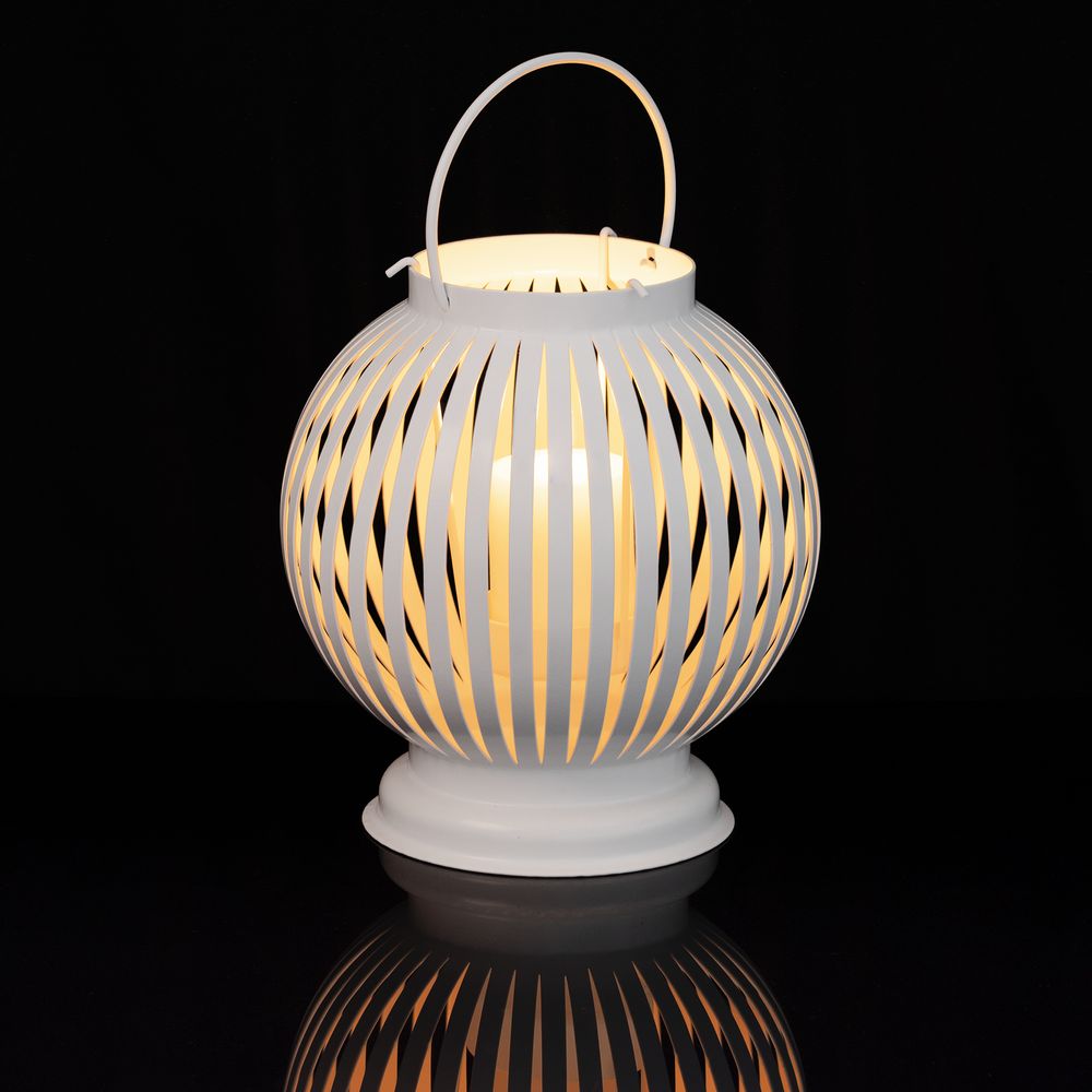 Интерьерный фонарь-подсвечник Villatic, средний, белый / Миниатюра WWW (1000)