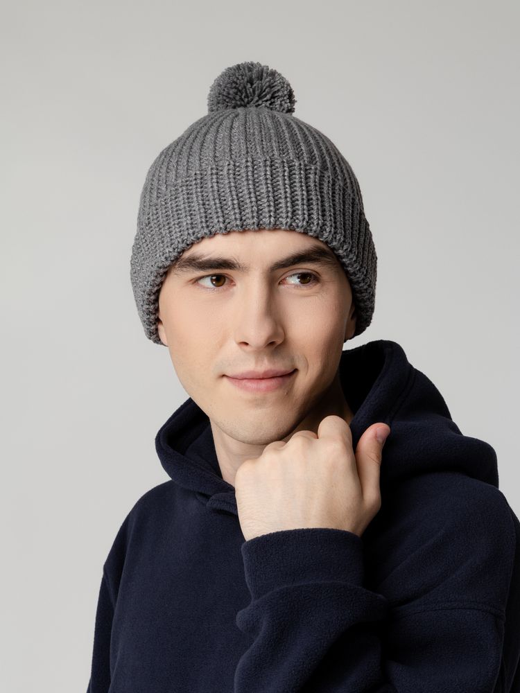 Шапка Nordvik, серый меланж / Миниатюра WWW (1000)