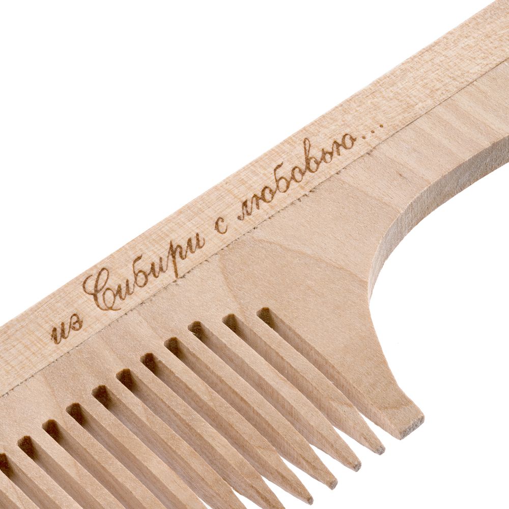 Расческа с ручкой «Из Сибири с любовью» / Миниатюра WWW (1000)