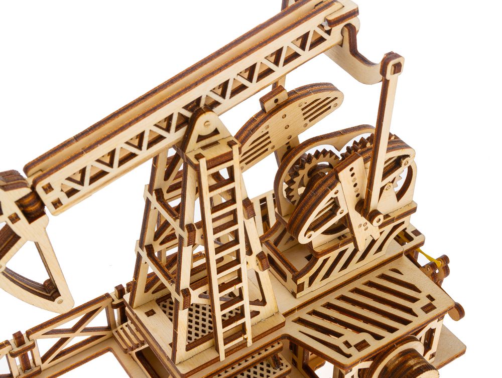 Механический конструктор «Нефтяная качалка» / Миниатюра WWW (1000)