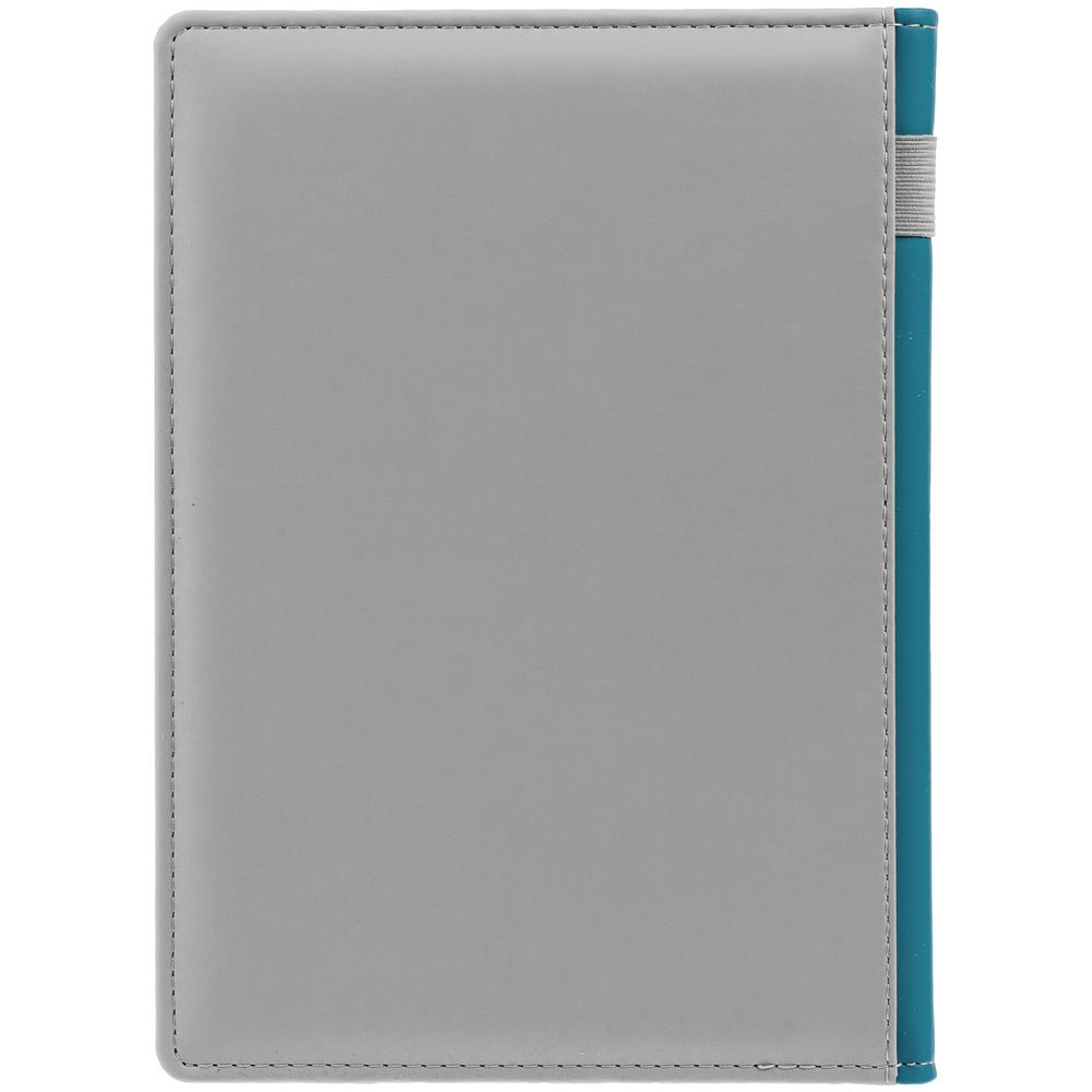 Ежедневник Spain Shall, недатированный, серый с бирюзовым / Миниатюра WWW (1000)