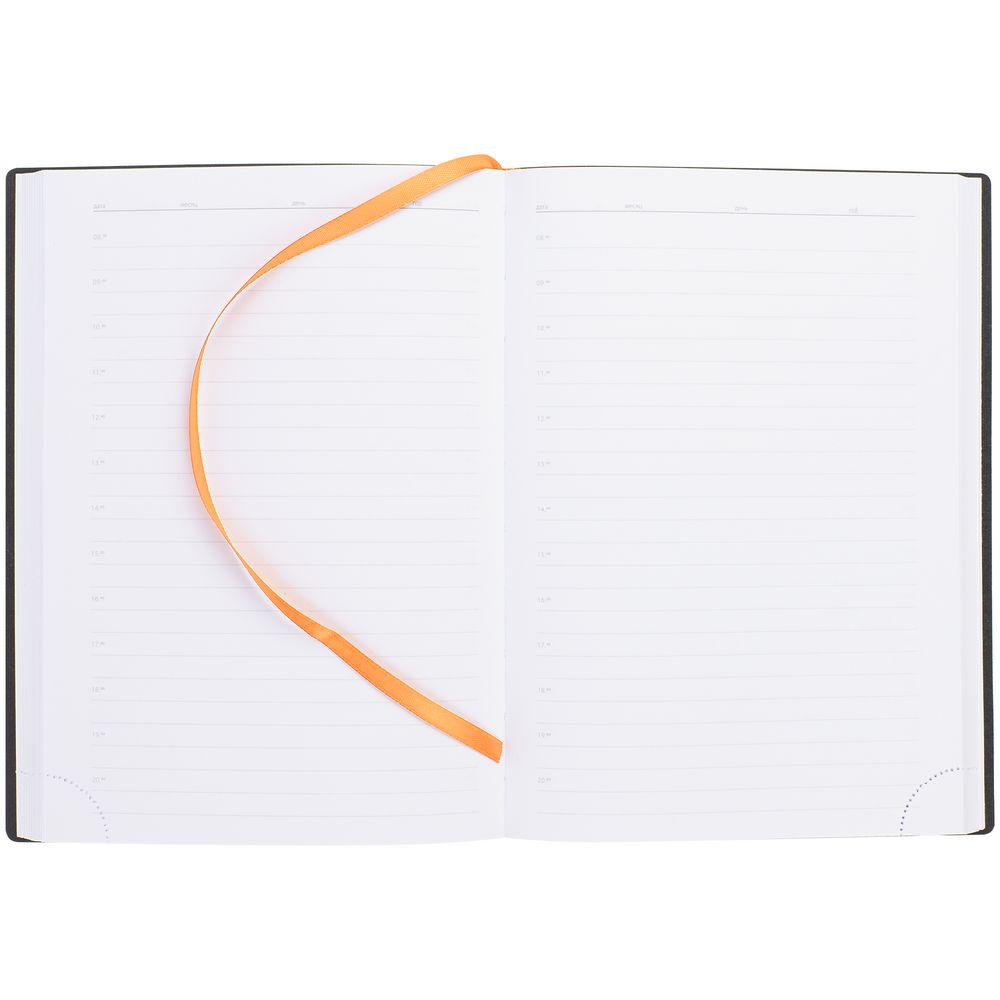 Ежедневник Vivian Metal, недатированный, оранжевый / Миниатюра WWW (1000)