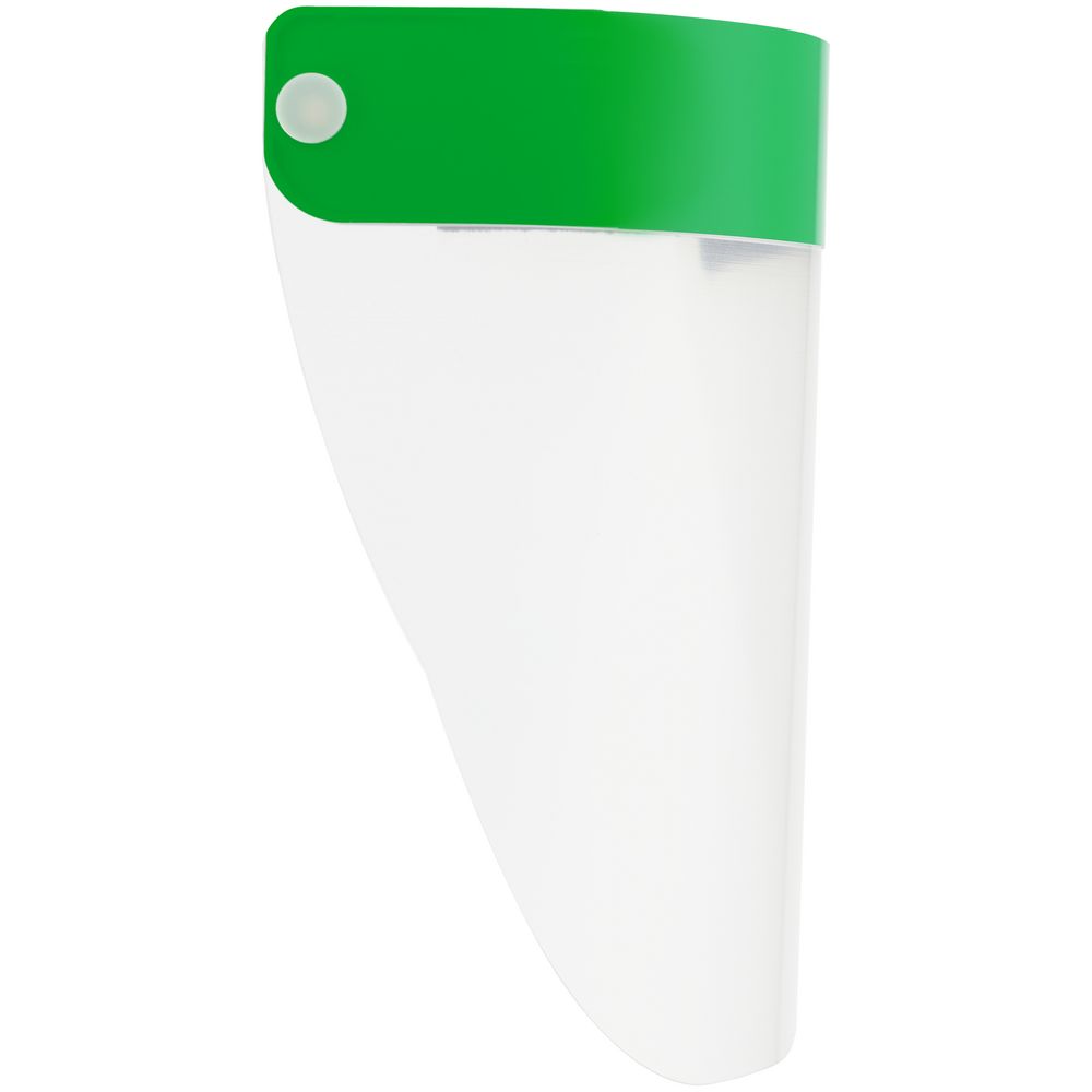 Прозрачный экран для лица Barrier, немедицинский, с зеленой лентой / Миниатюра WWW (1000)