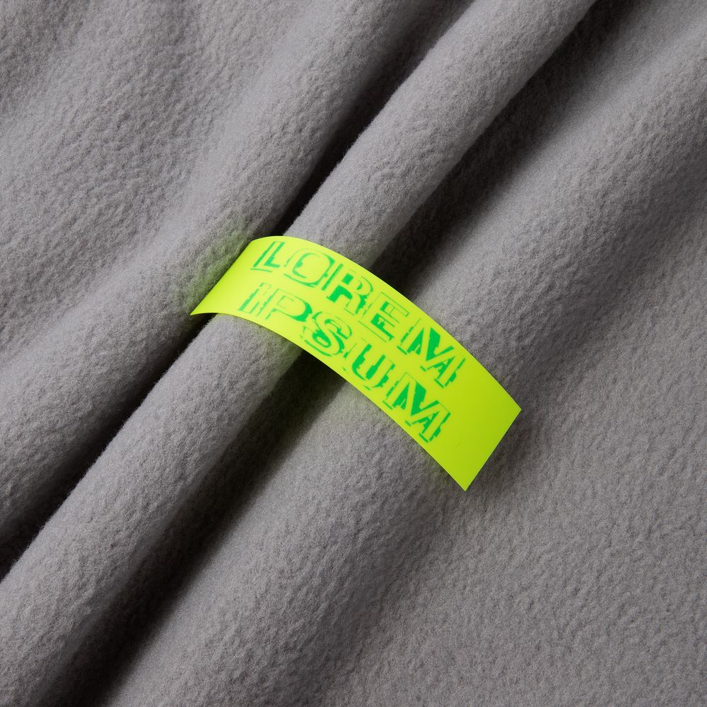 Лейбл силиконовый Biguna, S, желтый неон / Миниатюра WWW (1000)