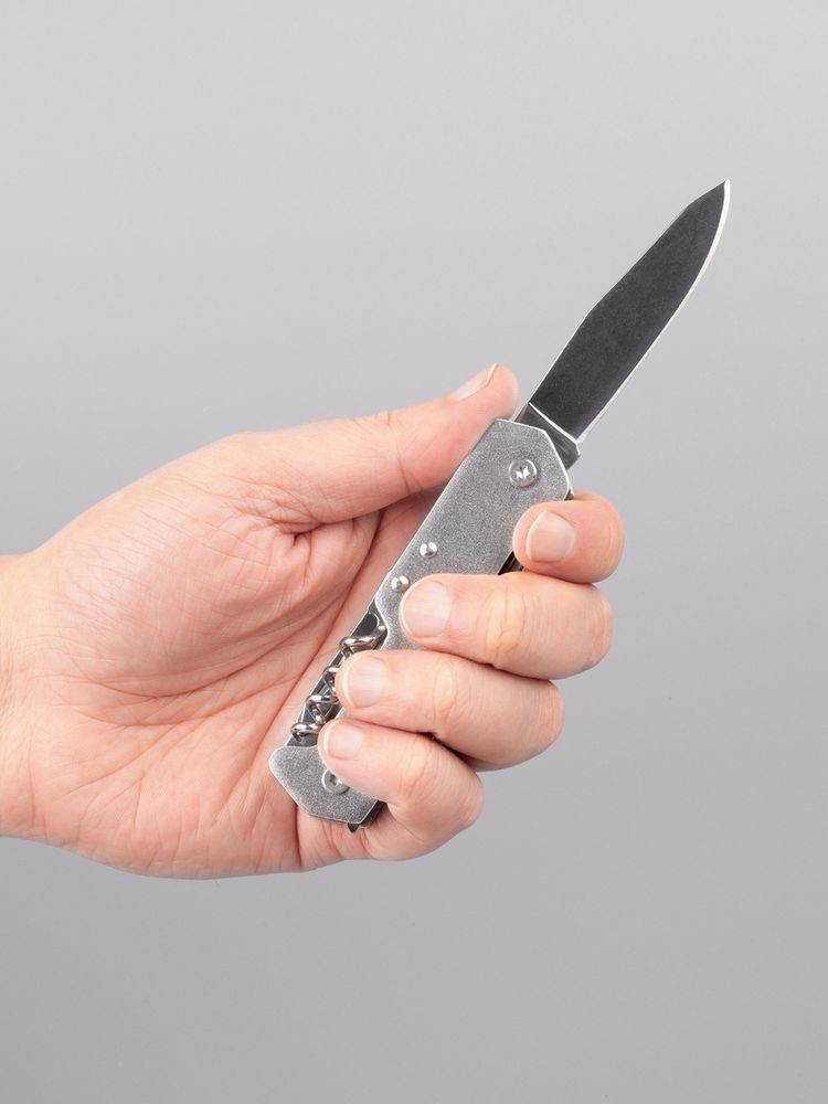 Туристический нож Liten Halp, серебристый / Миниатюра WWW (1000)