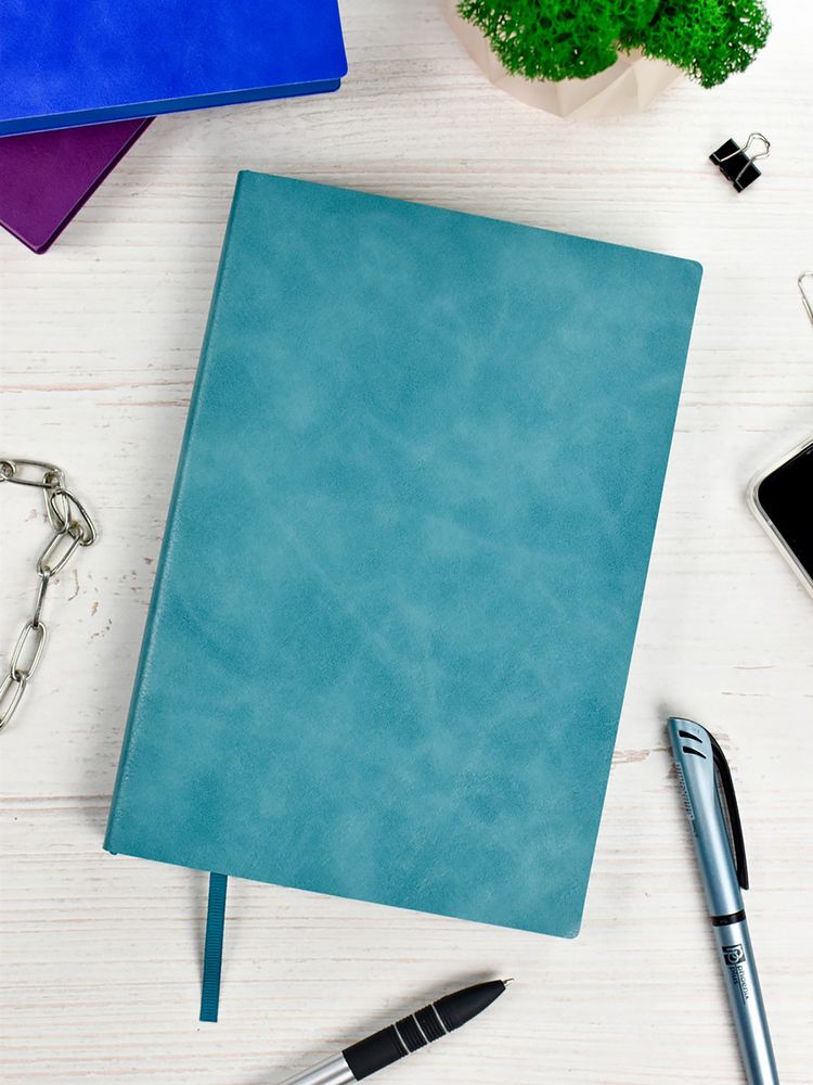 Ежедневник Martos, недатированный, бирюзовый / Миниатюра WWW (1000)