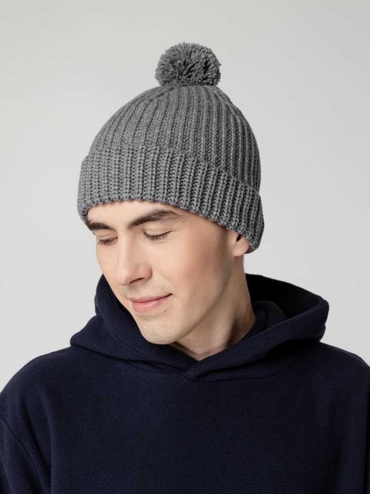 Шапка Nordvik, серый меланж / Миниатюра WWW (1000)