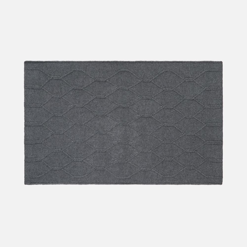 Плед Curve Verve, серый меланж (маренго) / Миниатюра WWW (1000)